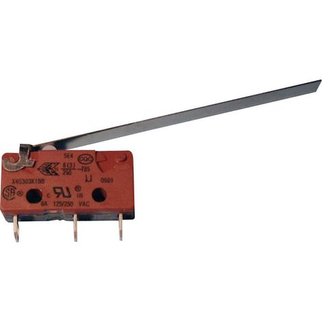 Saia X4G303N1BBJ61 Mikroschalter X4G303N1BBJ61 250 V/AC 2.5 A 1 x Ein/(Ein) IP40 tastend 1 St.