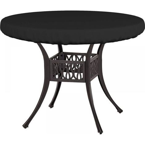 Housse de protection pour table basse d'extérieur, protection pour meubles de jardin, tissu Oxford 210D, protection UV, 92 x 10 cm (1/4)