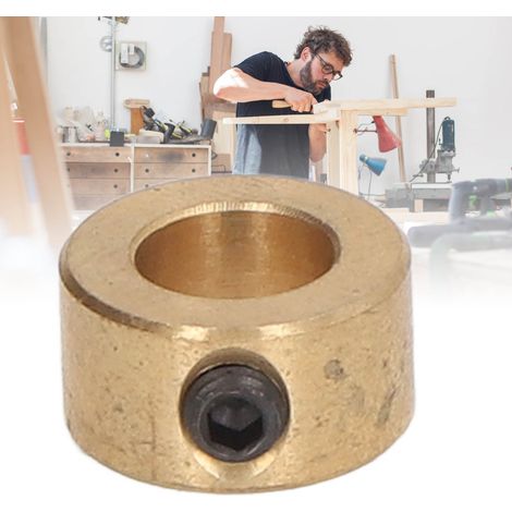 Interrupteur de fin de course en laiton pour le positionnement et le verrouillage rapides des forets. Outil de perçage pour le travail du bois, positionnement du foret 10 mm. (1/5)