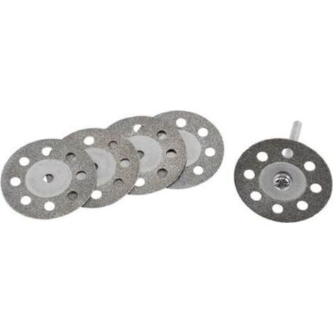Lot De 10 Disques diamant Dremel. Disque dremel. Disques De Coupe Diamant 30 Mm 8 Trous. Disques diamant Avec 2 Mandrins. Mini Disques à Tronçonner Découpe Pour Outils Rotatifs (1/4)