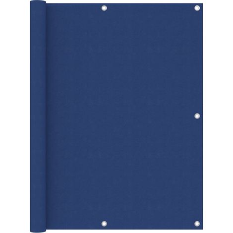 Paravent de balcon bleu, 120 x 500 cm, tissu Oxford