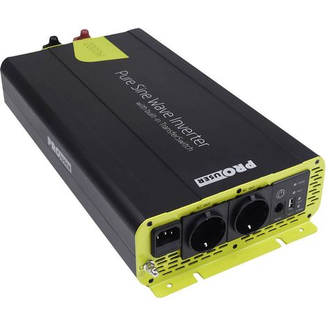 ProUser Inverter PSI2000TX 2000 W 12 V - 230 V/AC incl. Telecomando, Funzione UPS, Circuito prioritario di rete (1/4)