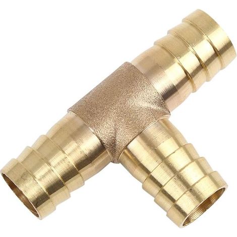 1 Raccord cannelé Laiton 16mm Adaptateur Tuyau Air Carburant Eau Huile Système flexible