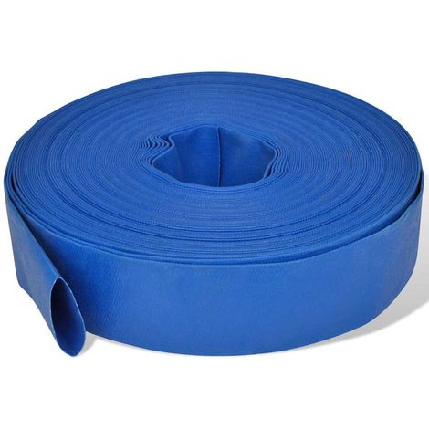vidaXL Manguera plana de agua 50 m 2" PVC (1/3)