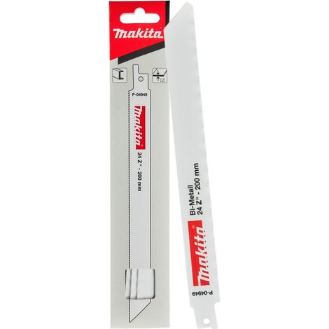 MAKITA P-04949 (pkt of 5) Blades for metal 200mm