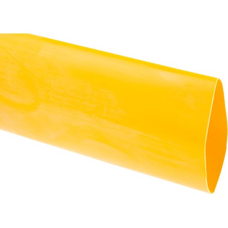 Gaine thermorétractable RS PRO, Dia. 38.1mm Jaune rétreint 2:1, 1.2m ( Prix pour Sachet de 1 )