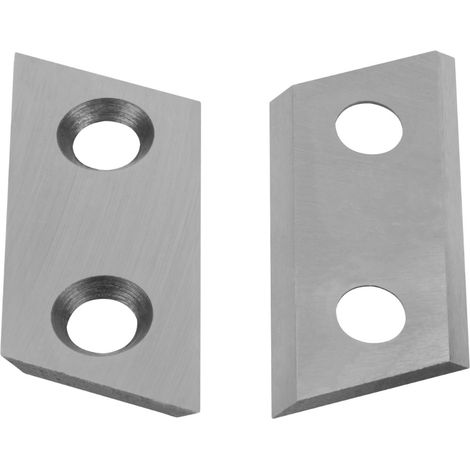 Vonroc – Lames de réserve pour broyeur de végétaux – Lot de 2 – Aiguisage réversible en carbure – Compatibles avec broyeurs électriques - GS502AC