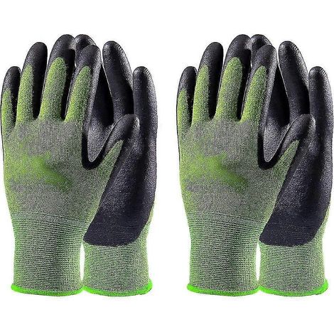 2 paires de gants de jardinage pour hommes et femmes, gants de travail, gants de jardinage, gants pour ouvriers, jardiniers, conducteurs (1/5)