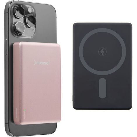 Intenso Powerbank MW10000 MagSafe Rosado