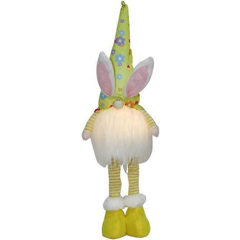 Handgefertigtes schwedisches Tomte-Kaninchenplüschtier, Kuscheltier, Partydekoration für Zuhause, Weihnachtsschmuck.