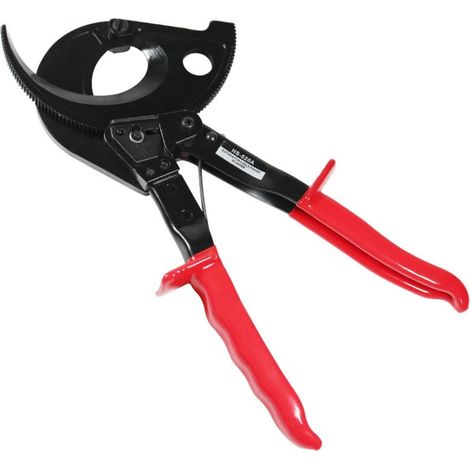 Coupe-câble à cliquet robuste pour couper des câbles en cuivre et aluminium 400 mm² (1/5)