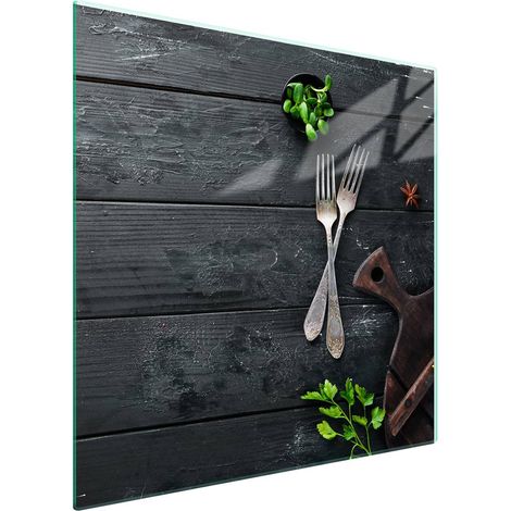 Plaque de protection en verre pour poêle à bois 50x52 (1/5)