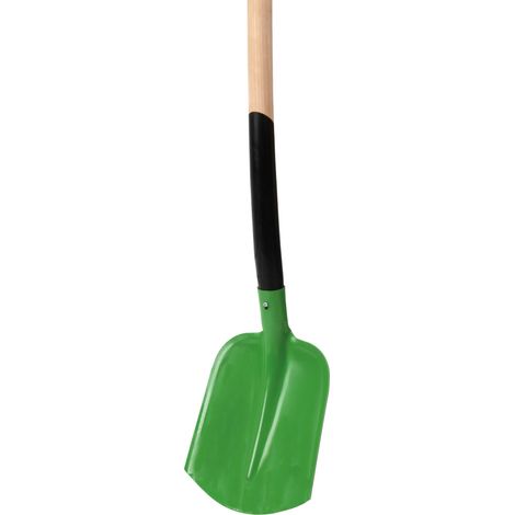 Emsländer Schaufel Premium B=216mm, Stahl, grün, m. Stiel