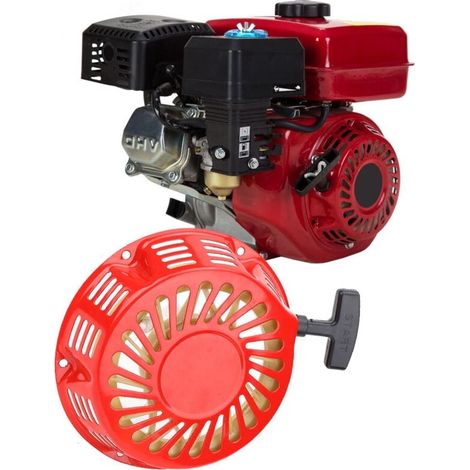 6,5-kW-Seilzugstarter für GX340-, GX390- und GX610-Verbrennungsmotoren – Robustes Metallmaterial – Einfache Montage (1/5)