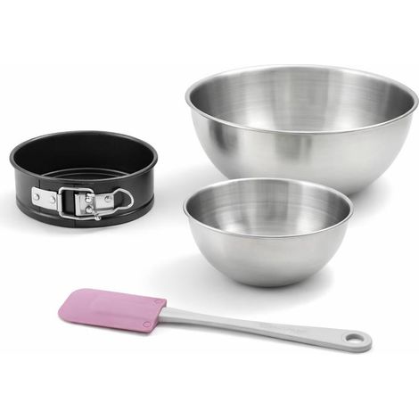 Set de 4 ustensiles de pâtisserie moule à manqué 2 bols et spatule en silicone Spécial mini Spécial mini Zenker Spécial mini (1/5)