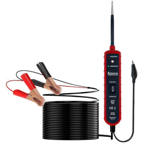 Car Electrical Circuit Tester LED Warning Lamp 6V/12V/24V, Electrical System Analyzer, Auto Tester with Probe (1/5)