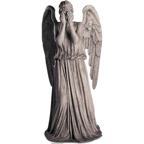 Figurine en carton DOCTOR WHO statue Ange qui pleure - Haut 191 cm (1/5)