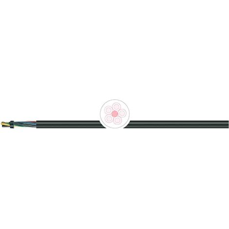 Câble souple RS PRO 5G2,5 mm², gaine Elastomère Noir, IEC 60332-1, 100m ( Prix pour Bobine de 100 Mètres )