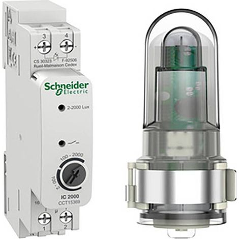 [GEBRAUCHT] B-Ware Schneider Electric Dämmerungsschalter Lichtsensor Lichtschalter Din Hutschiene (1/2)