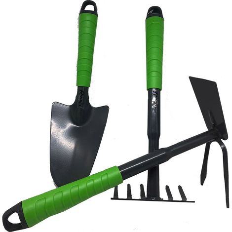 Set de Jardinage - (Pelle Râteau Zappetta) - 3 pièces (1/5)