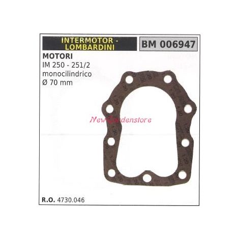 Guarnizione TESTA testata INTERMOTOR motocoltivatore IM 250 IM 251/2 006947