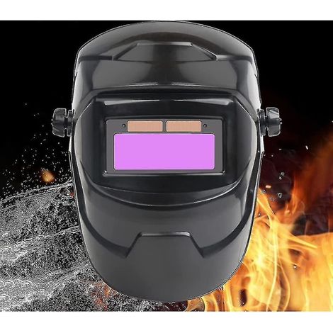Professioneller, solarbetriebener, selbstverdunkelnder LED-Schweißhelm mit großem, einstellbarem Schutzstufenbereich (4) (1/4)
