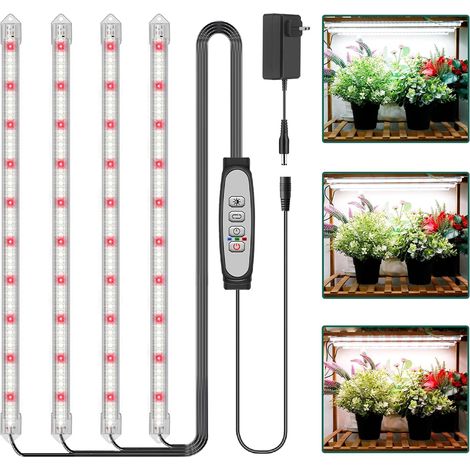4 Bar Horticultural Lamp, Full Spectrum for Indoor Plants (1/5)