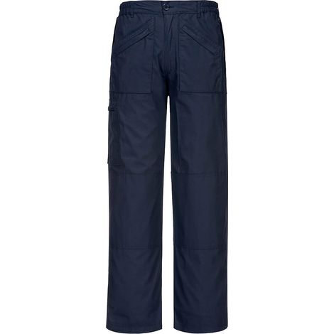 Pantalones Action clásicos - con tratamiento Texpel Azul marino M