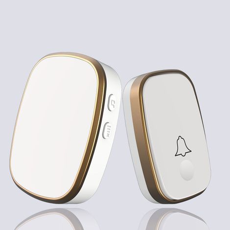 Sonnette sans fil ak-ship, portée de 300 m, compatible avec ZQKLA-AquaForge