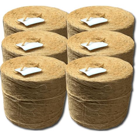 Sisal Fil de presse 7500 m Fil lieur Fil de récolte Fil en sisal Cordon Cordon en sisal Ficelle