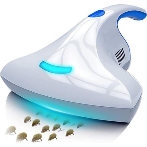 Aspirateur anti-acariens pour matelas, puissant et portatif, à lumière UV. (1/4)