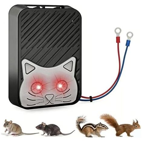 Ultrason Souris et Rats pour Voiture,Repulsif Rongeur pour Voiture,Répulsif Chat Ultrason Extérieur,Anti Rats Exterieur Puissant pour Anti Taupe Fouine Martre Ultrason Souris et Rats,Protéger Voiture (1/5)