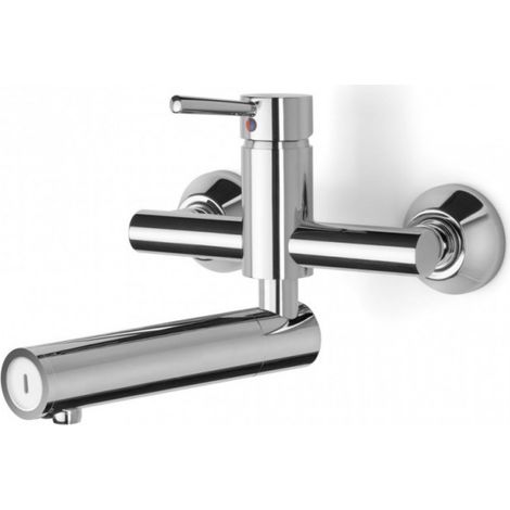 Grifo electrónico de pared 205x186 mm metal cromado brillante - DMP Electronics Speedymix (1/3)