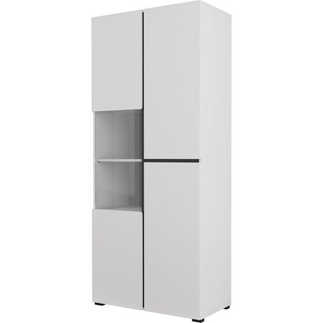 Vaisselier 2 portes Lilia Blanc (1/5)