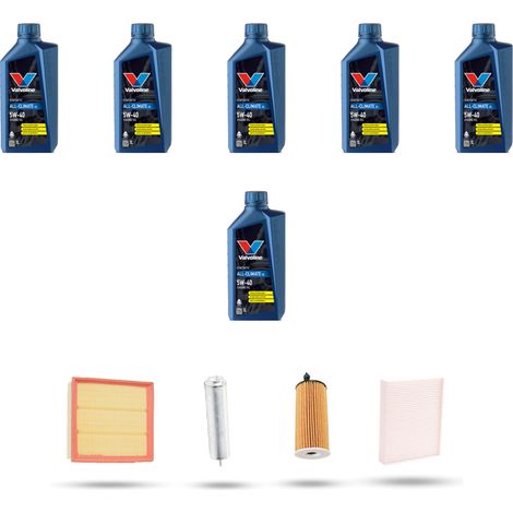 Kit tagliando 4 FILTRI e 6L OLIO compatibile con Bmw serie 3 Gt (F34) 325d 160kw dal 2013 (1/5)