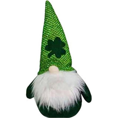 St. Patrick's Day gesichtslose Plüschpuppen als Ornamente (1/4)