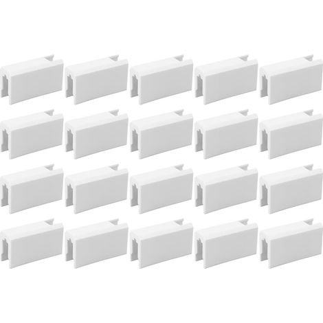 20 Pieces Corrosion Resistant Plastic Sliding Drawer Pieces Window