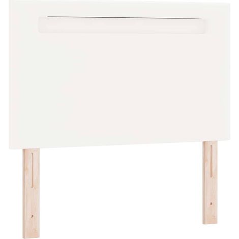 Tête de lit，Panneau décoratif avec des lumières à LED Blanc 100 cm PVC CFW4169926 (1/5)