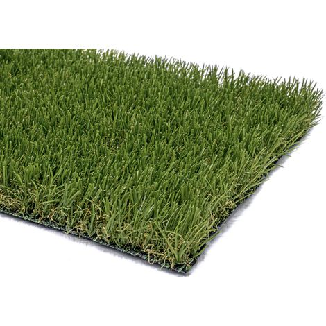 Gazon synthétique LEIA 30 mm – Rouleau 2 x 5 m – Haute densité 15.750 points/m2 – Drainage 40l/min/m2 – Garantie 6 ans UV (1/5)