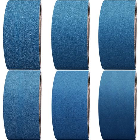 10PCS Bandes Abrasives 100 x 610 mm Grain 40/60/80/120/240/400 (1/5)