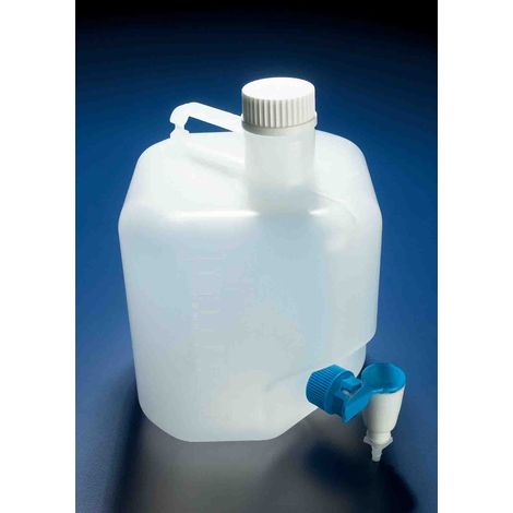 Bouteille de laboratoire, RS PRO, graduée, 5L, en PP, à Col étroit ( Prix pour 1 )