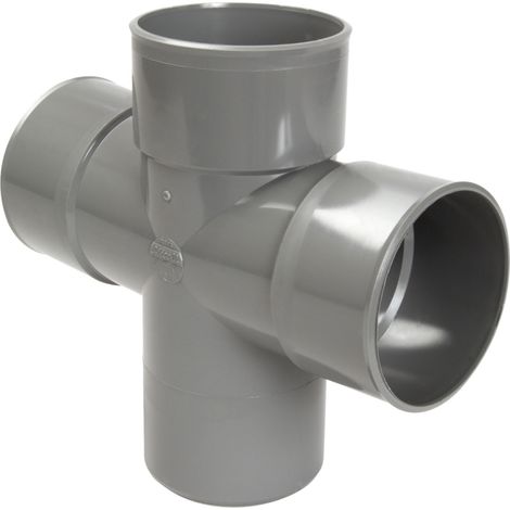 Kreuzstück PVC Nicoll URT18 87°30 männlich weiblich D100mm
