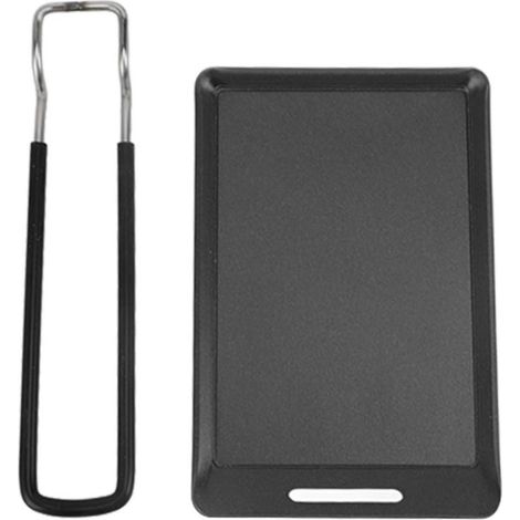 Poêle à barbecue de camping, mini poêle carrée portable avec poignée pour la maison et le camping en extérieur. (1/5)