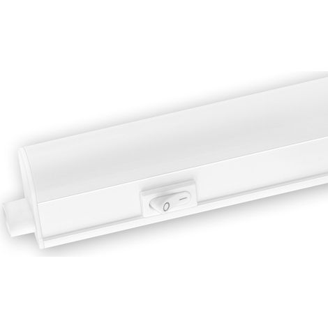 Regleta LED Integrada Con Interruptor 16W 115CM Luz Fría (1/4)