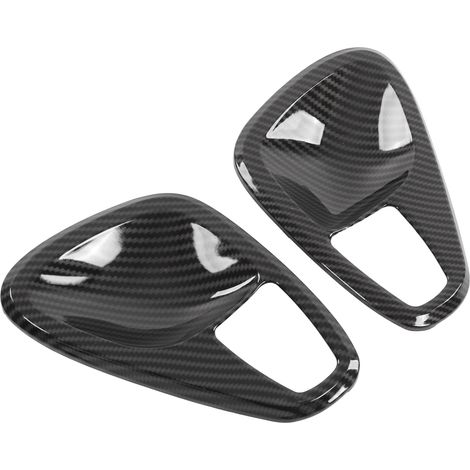 Copertura per maniglia interna della portiera auto, rivestimento in fibra di carbonio, ricambio per W451 Facelift 2011-2014. (1/5)