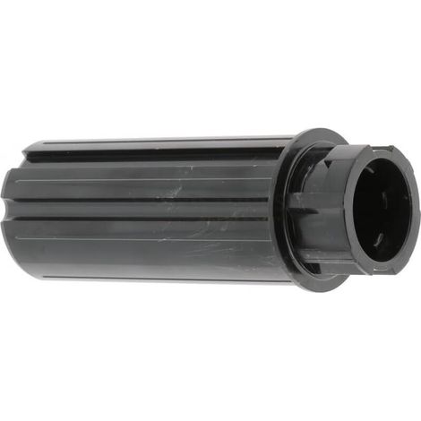 Embout de tube de volet roulant octogonal en PVC noir Fenêtre Sortie Baie vitrée Store, pour tube sortie pour roulement Ø 28 mm ou crabot de 27 mm (1/2)