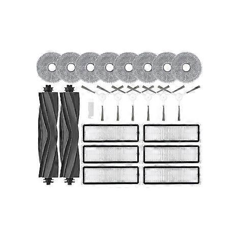 Pour robot ménager L10 Prime / L10s Pro / L10 Pro : brosse latérale principale, filtre HEPA, chiffon de nettoyage, pièce de rechange (1/5)