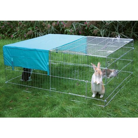 Kerbl Freilaufgehege 144x112x60 cm Gehege für Hasen Kaninchen Auslaufgehege (1/3)