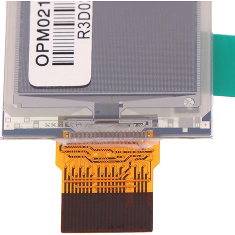 Das elektronische Tintendisplay OPM021B1/021E1 und das LCD-Entwicklungsboard OPM016A1/015C werden mit Handbüchern geliefert. (1/3)