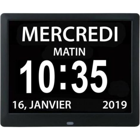 Horloge calendrier numérique One Piece 7 pouces avec date et heure, horloge Alzheimer pour parents-20414324mm (1/4)